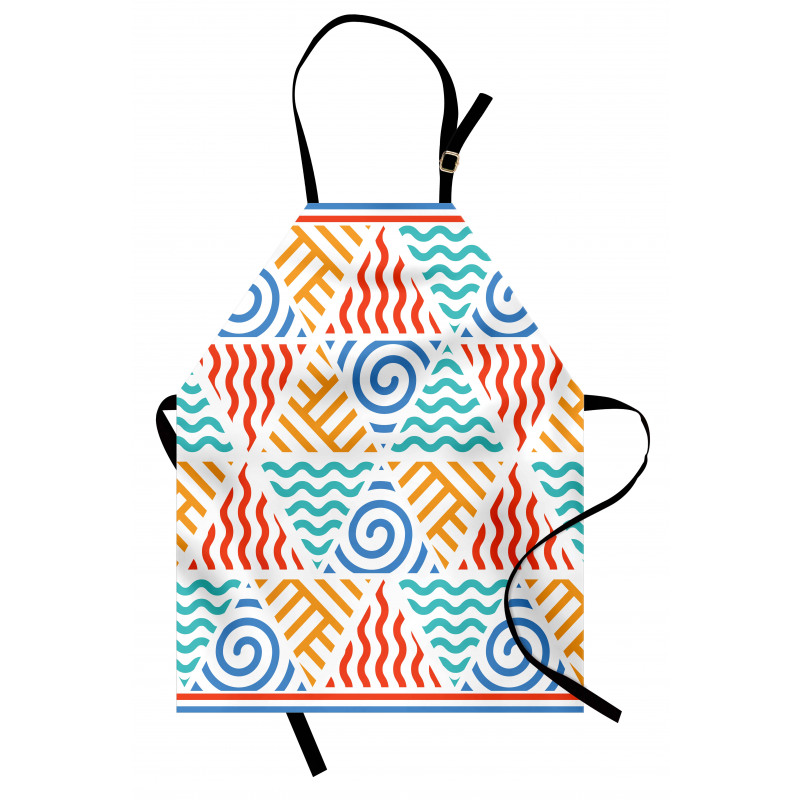 4 Elements Retro Art Apron