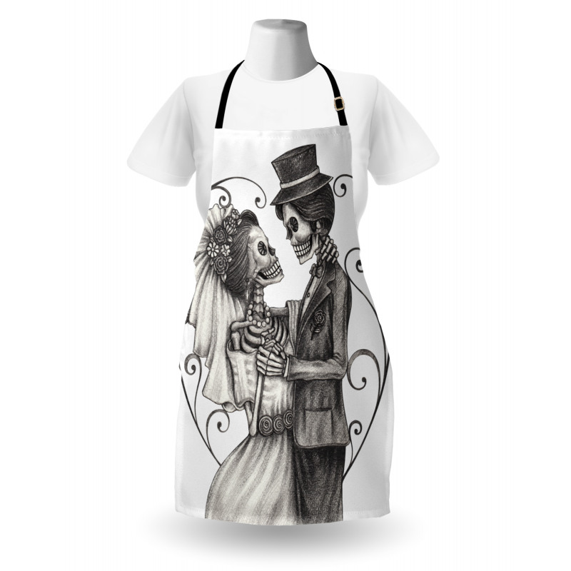 Skeleton Marriage Apron