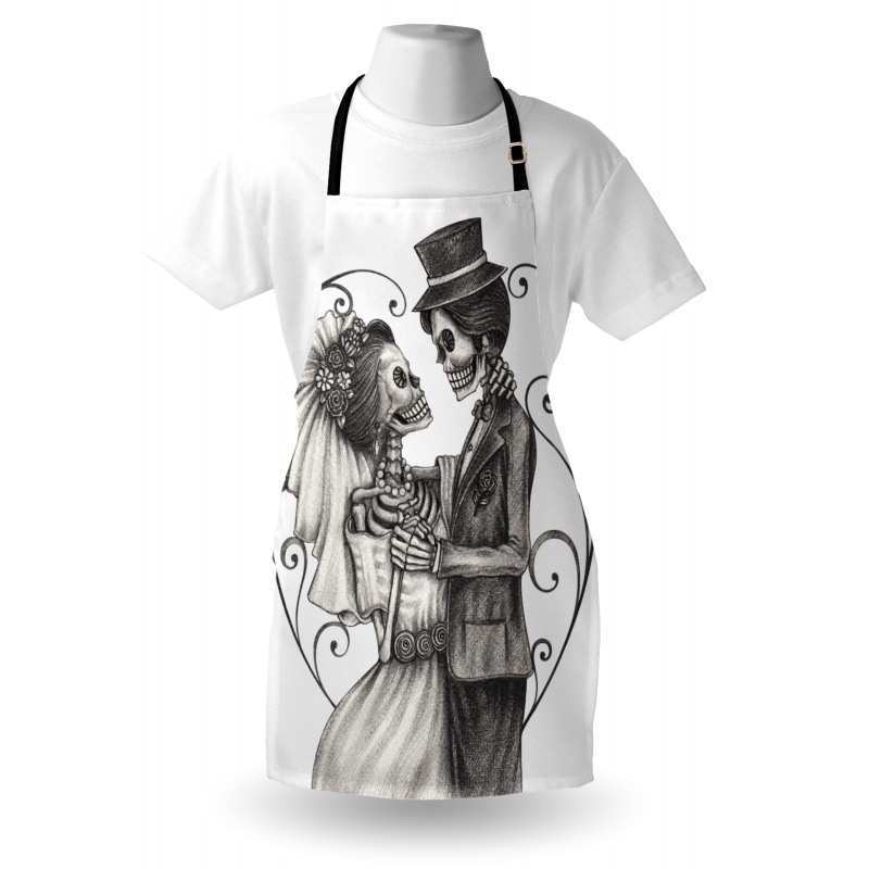 Skeleton Marriage Apron