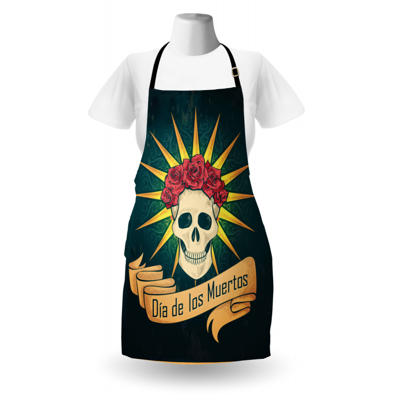 Day of Dead Grunge Apron