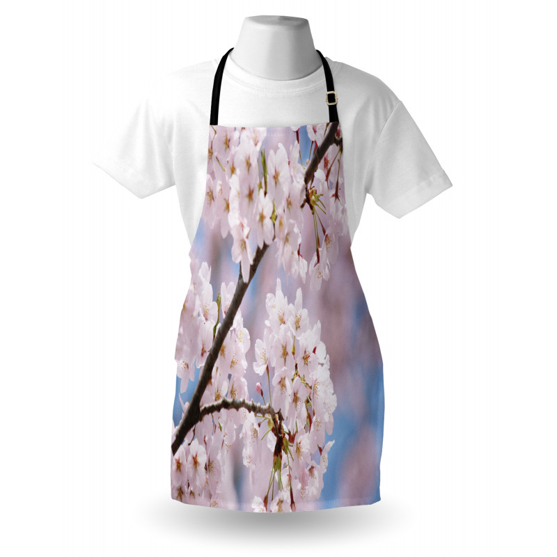 Floral Cherry Branches Apron