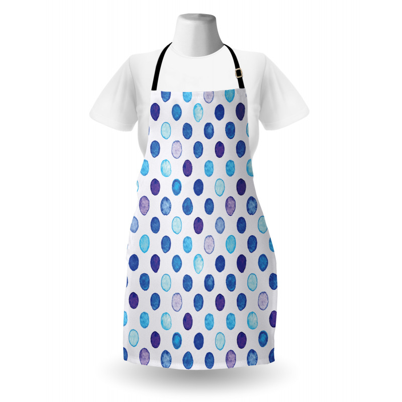 Blue Tones Soft Funky Apron