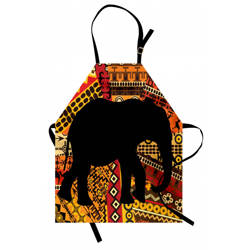 Elephant Silhouette Apron