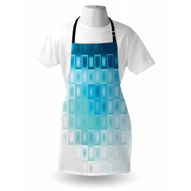 Fractal Square Shapes Apron