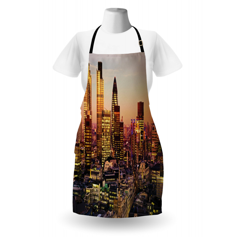 Global City Sunset Apron