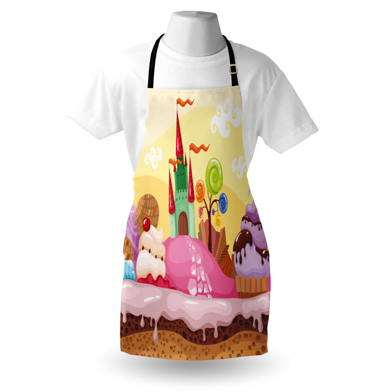 Kids Castle Scenery Apron