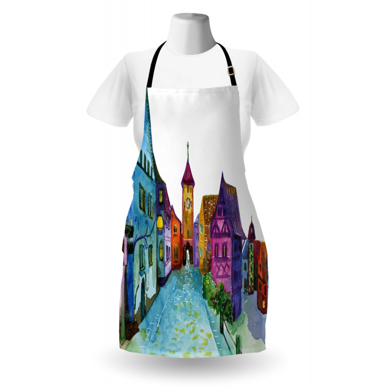 European House Scenery Apron