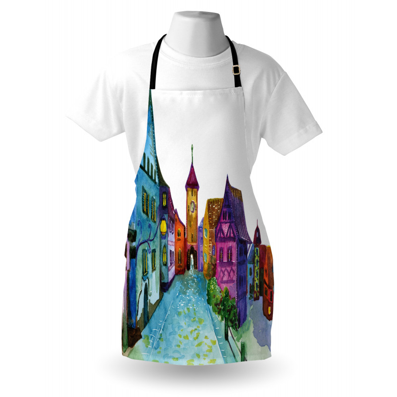 European House Scenery Apron