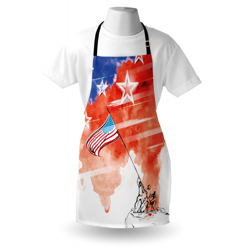 Watercolor Historic Apron