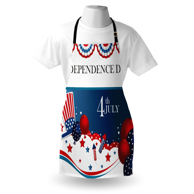 Cartoon Fireworks Apron