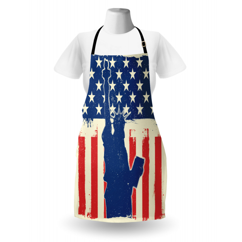 Grunge Flag Design Apron