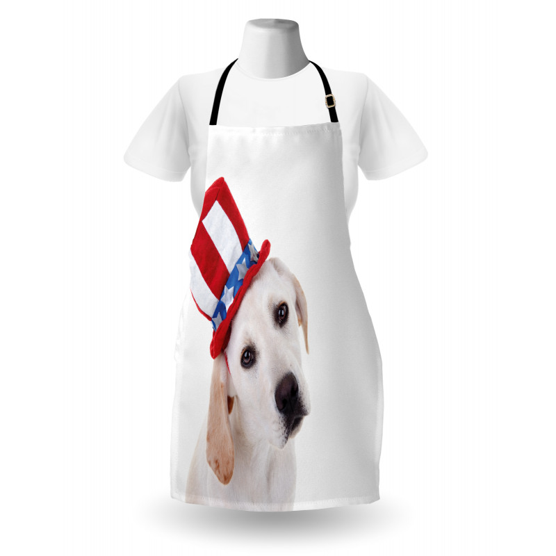 Dog with Hat Apron