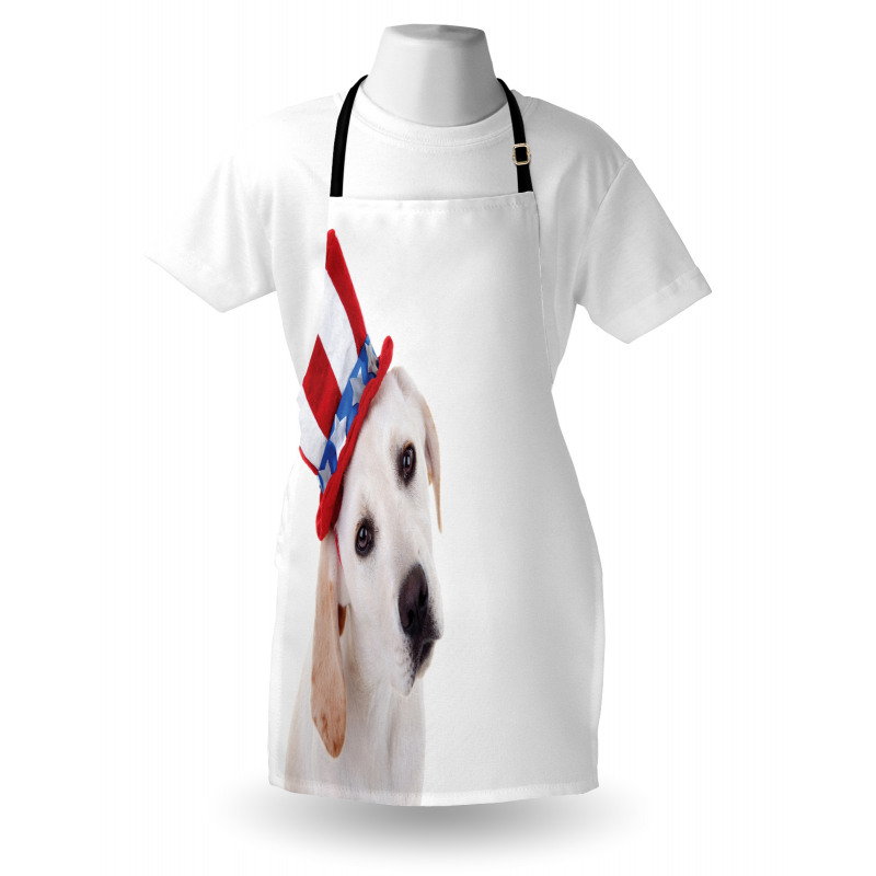 Dog with Hat Apron
