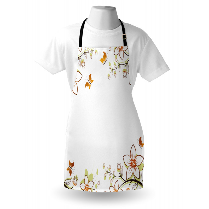 Leaves Branches Buds Apron