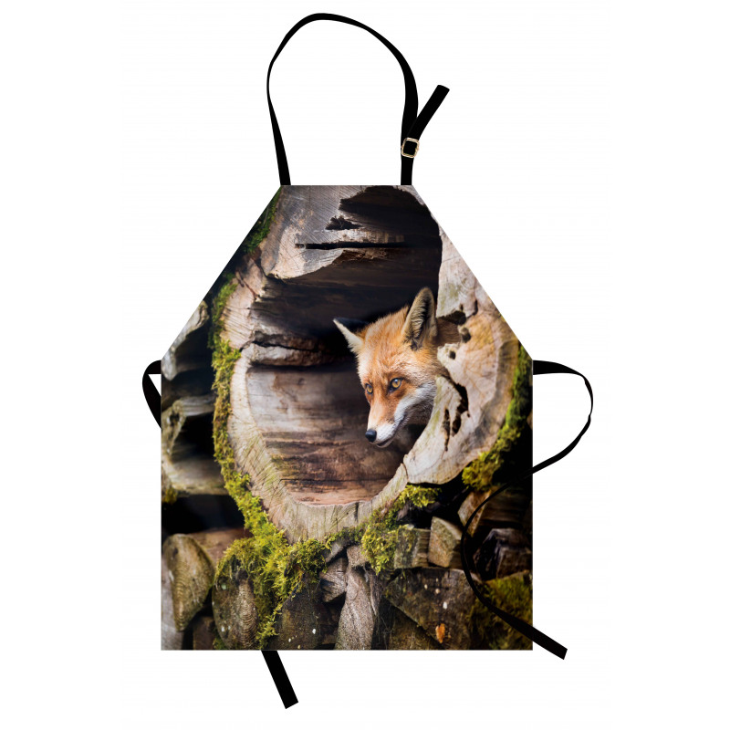 Nature Wild Fox Forest Apron