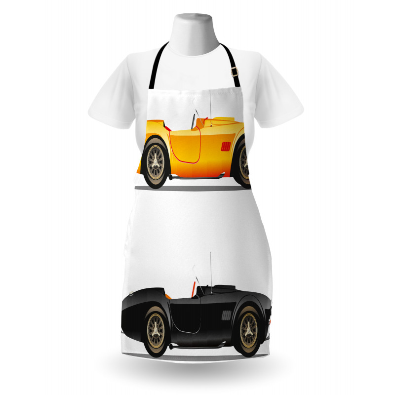 Retro Nostalgic Cars Apron