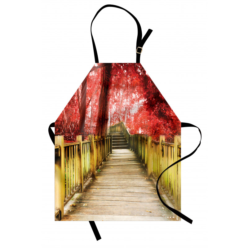 Rustic Wooden Walkway Apron