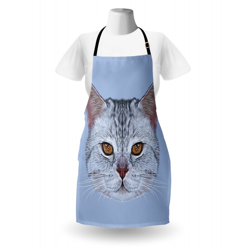 Scottish Hipster Kitty Pet Apron