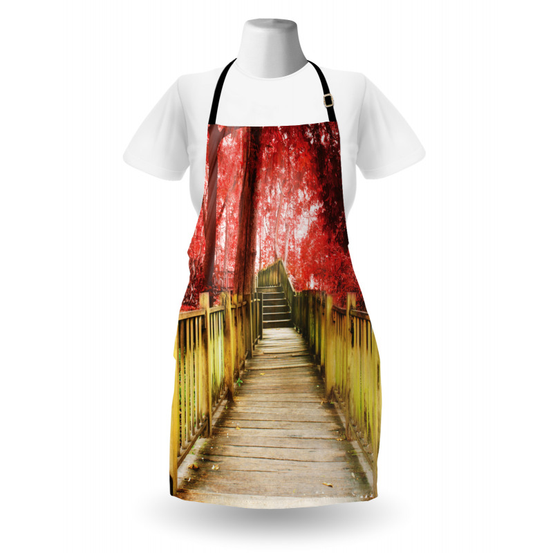 Rustic Wooden Walkway Apron