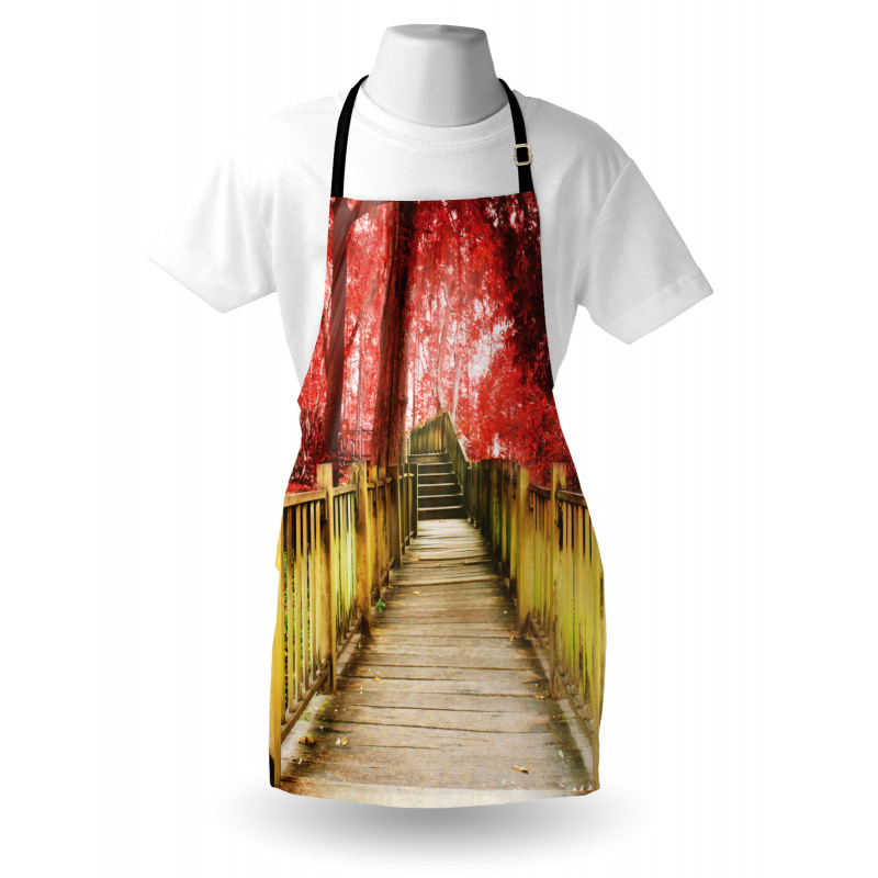 Rustic Wooden Walkway Apron