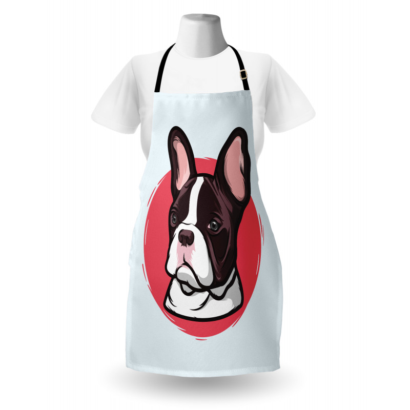 French Bulldog Hipster Apron