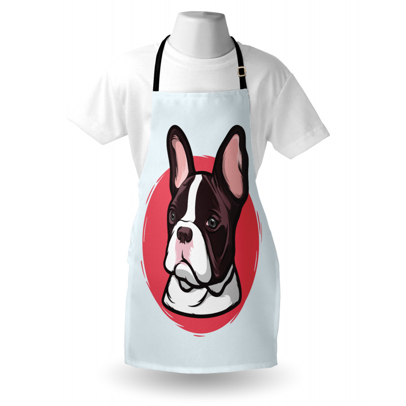 French Bulldog Hipster Apron