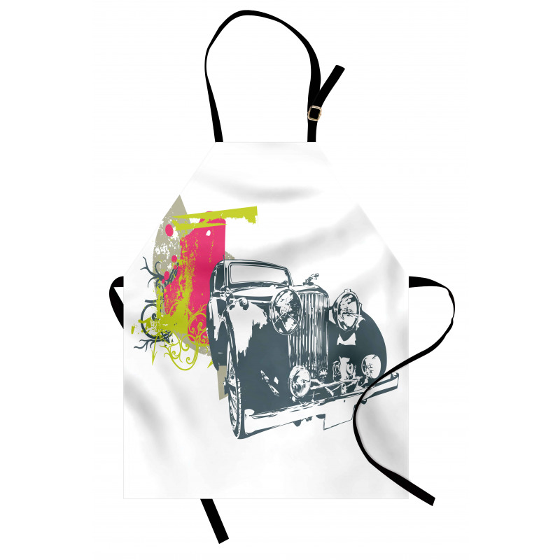 Retro Pop Classic Car Apron