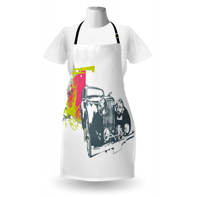 Retro Pop Classic Car Apron