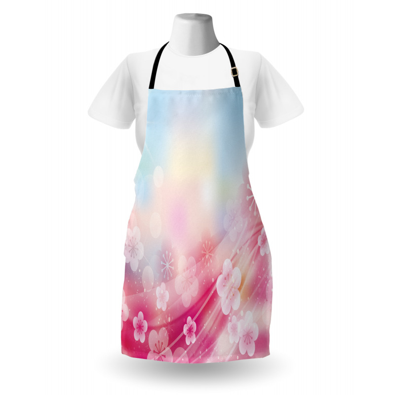 Blossoms Flowers Buds Apron