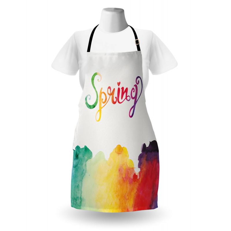 Spring Lettering Apron