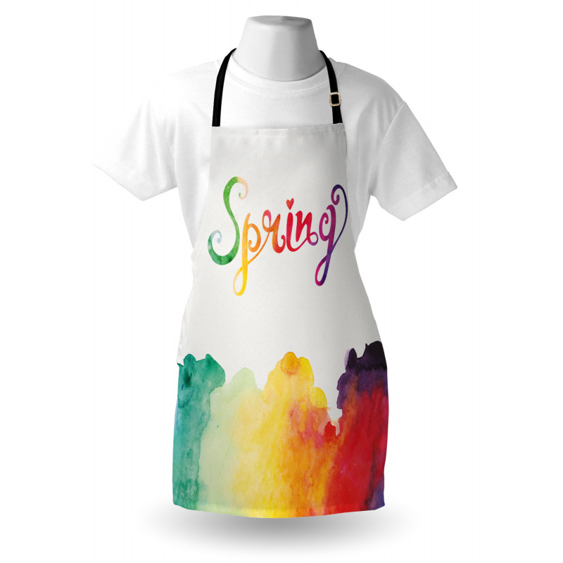 Spring Lettering Apron