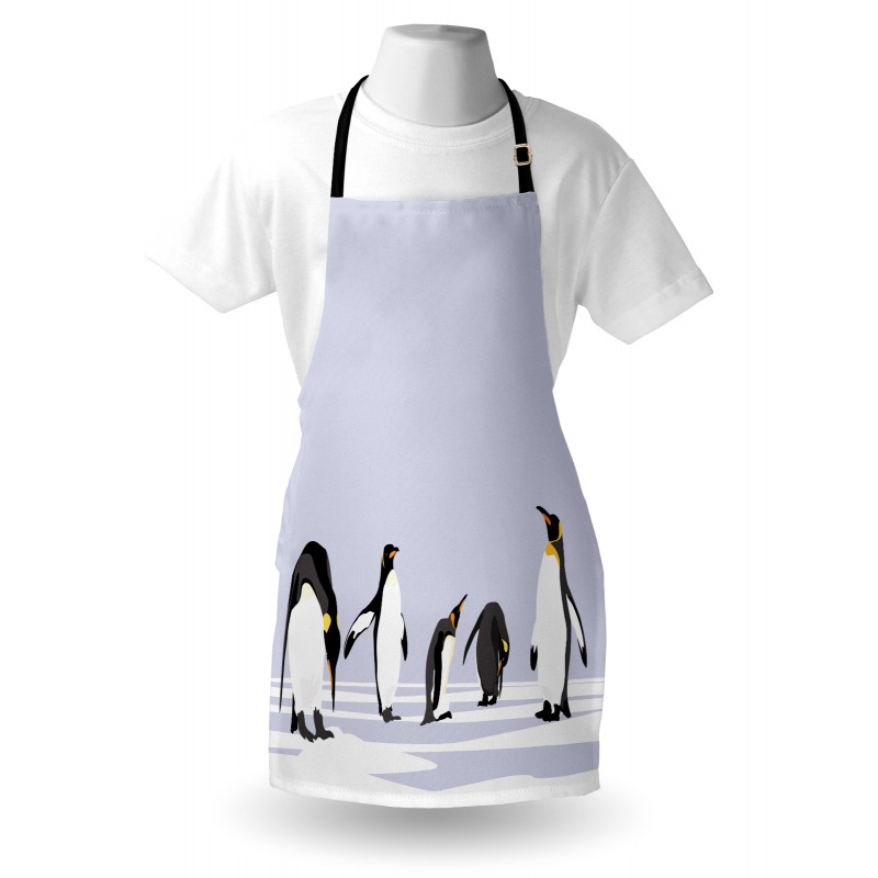 Polar Icy Land Winter Apron