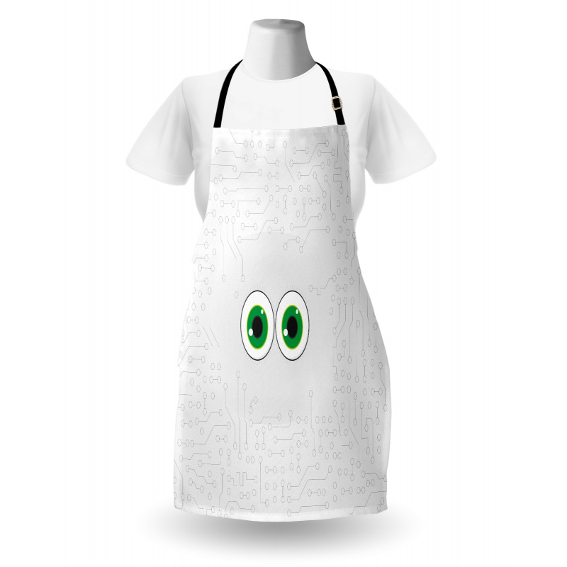 Eye Form Digital Picture Apron