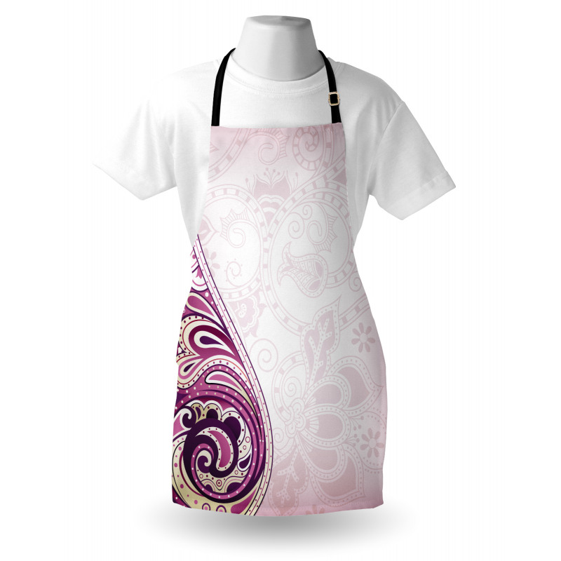 Swirled Petals Motif Apron