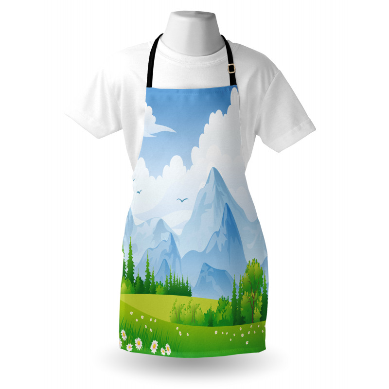 Summer Meadow with Daisy Apron