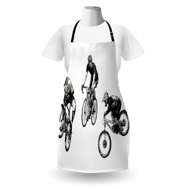 Sketch Cyclists Apron