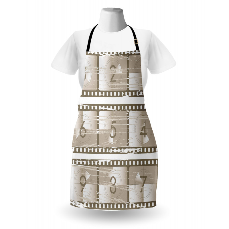 Numbers on a Film Strip Apron