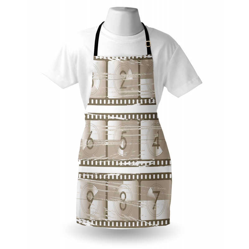 Numbers on a Film Strip Apron