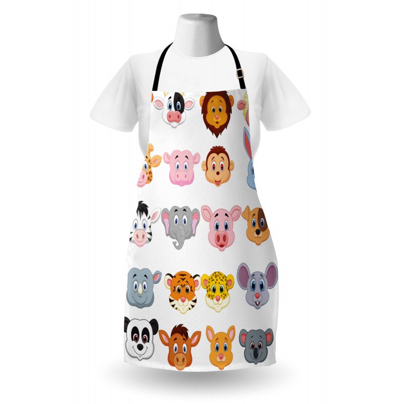 Farm Safari Animals Kid Apron