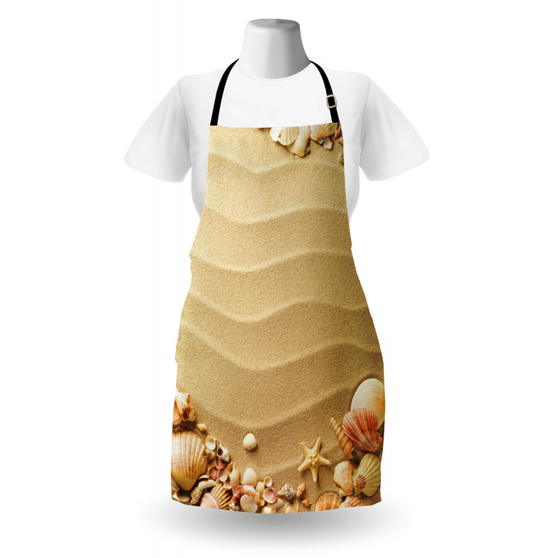 Sand with Sea Shells Apron