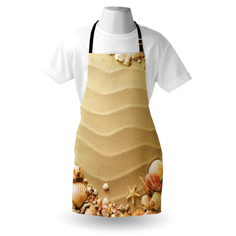 Sand with Sea Shells Apron