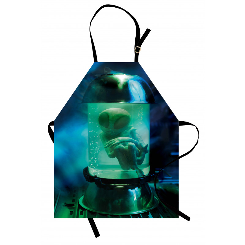 Martian UFO Alien Apron