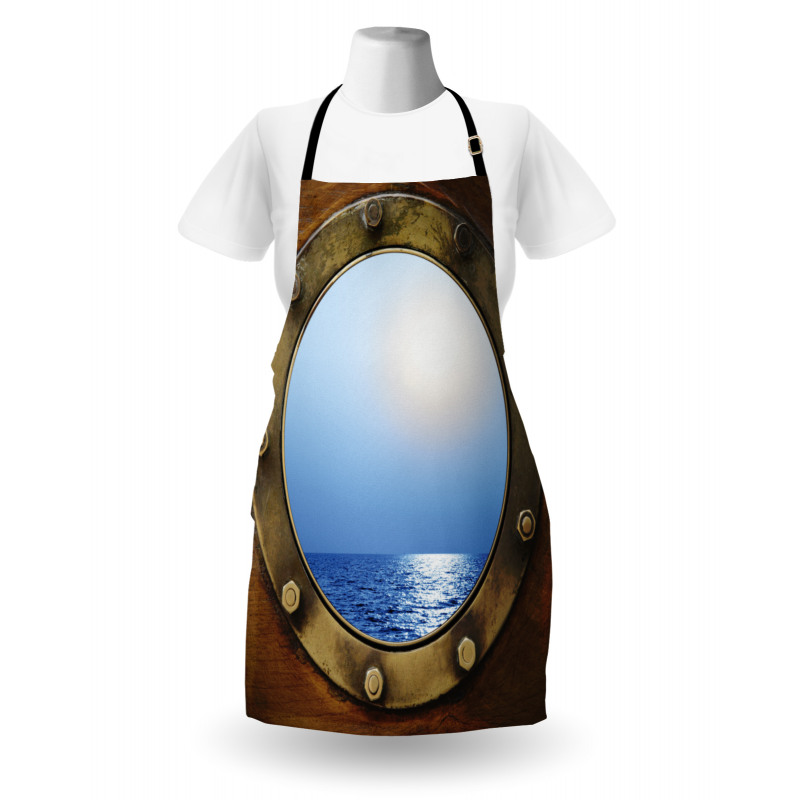 Port Ship Window Theme Apron