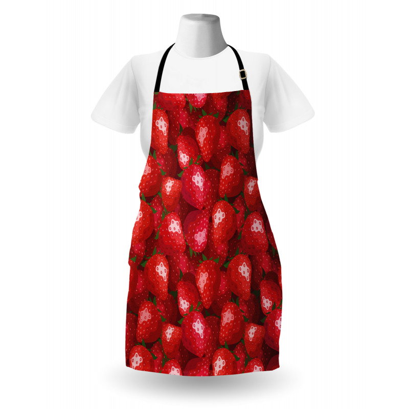 Strawberries Ripe Fruits Apron