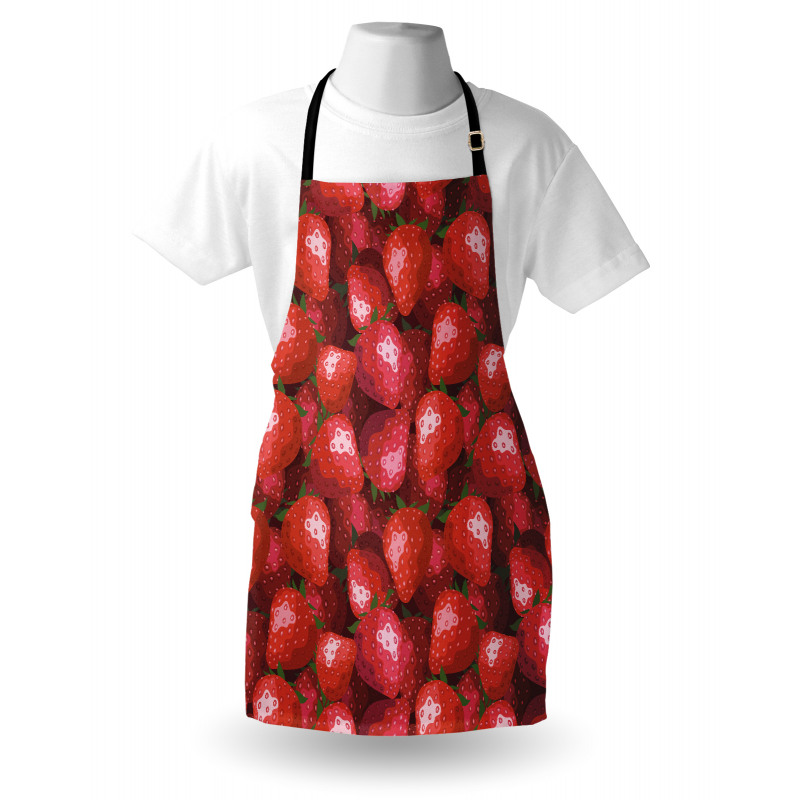 Strawberries Ripe Fruits Apron