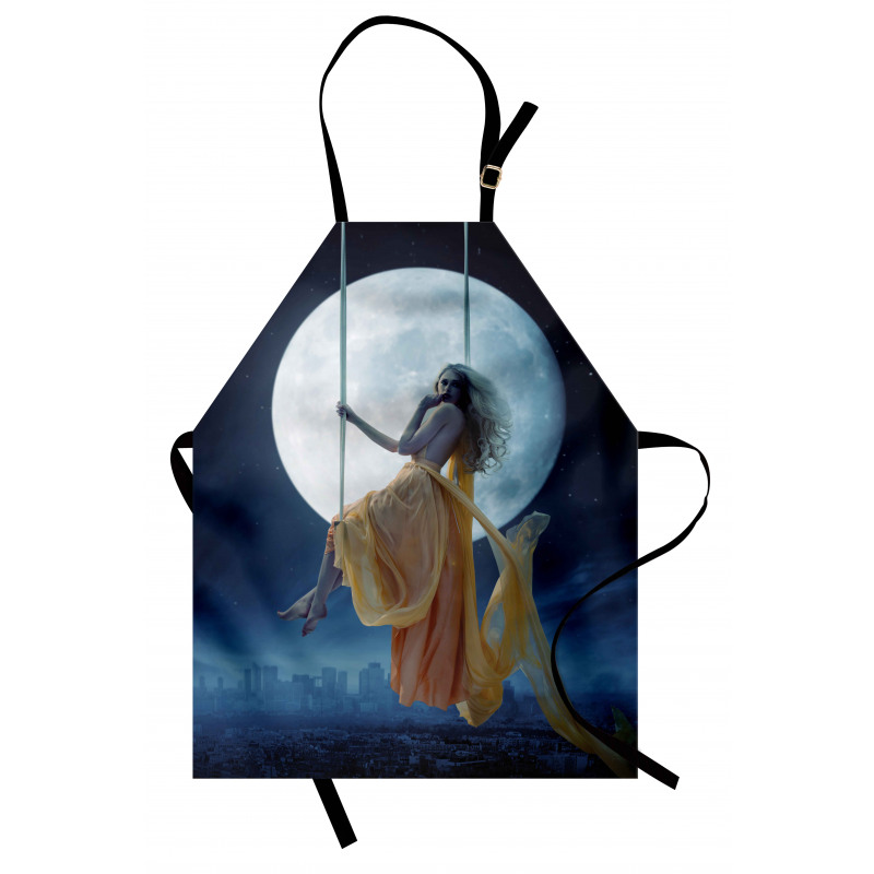 Swing in the Sky Moon Apron