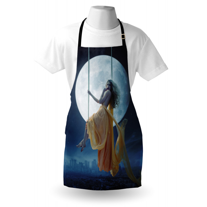 Swing in the Sky Moon Apron