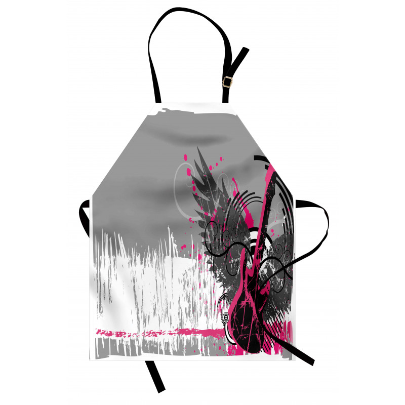 Emo Rock Trippy Grunge Apron