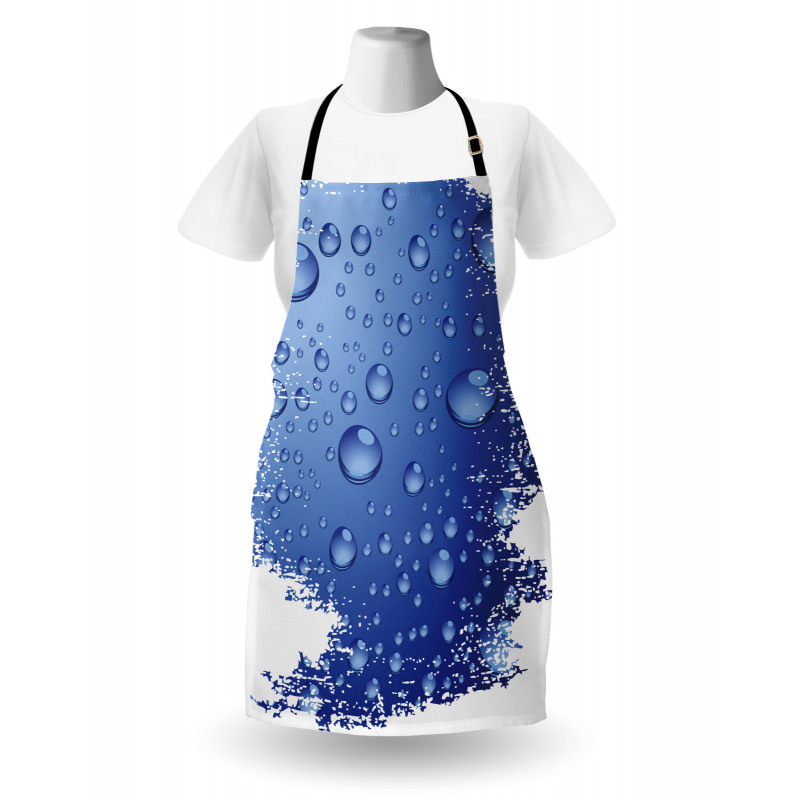 Bubble Water Rain Drop Apron