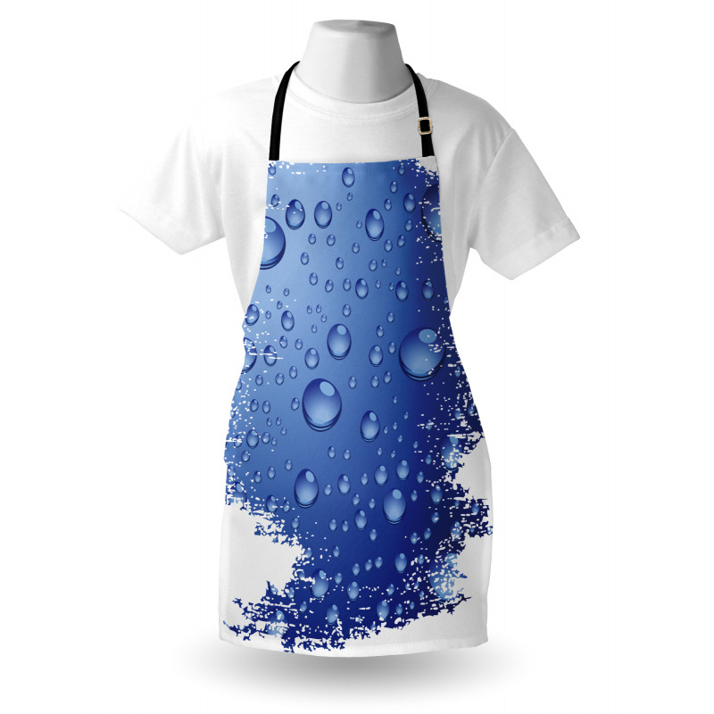 Bubble Water Rain Drop Apron